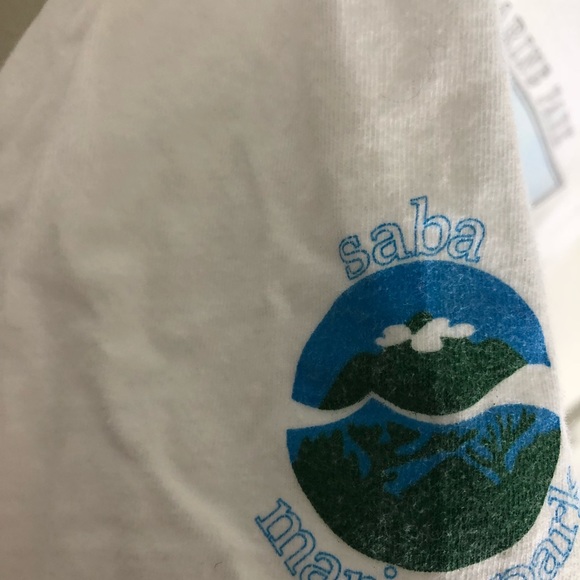 Vintage Saba Marine Park T Shirt Size vtg Large - Picture 4 of 7
